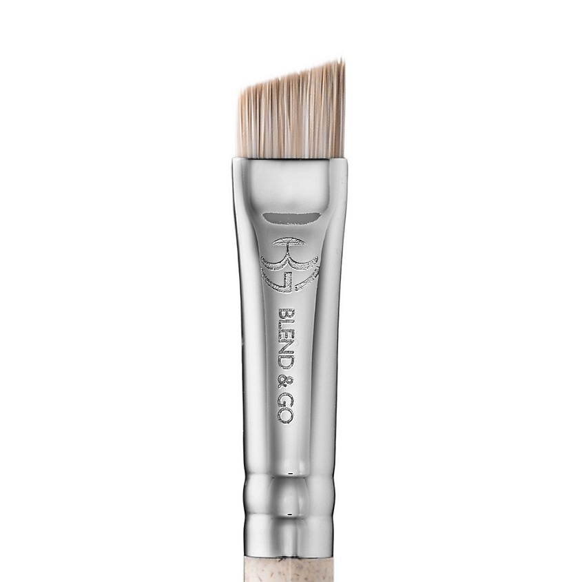 EIGSHOW Vegan bamboo brush Скошенная кисть для бровей E818b – фото 4