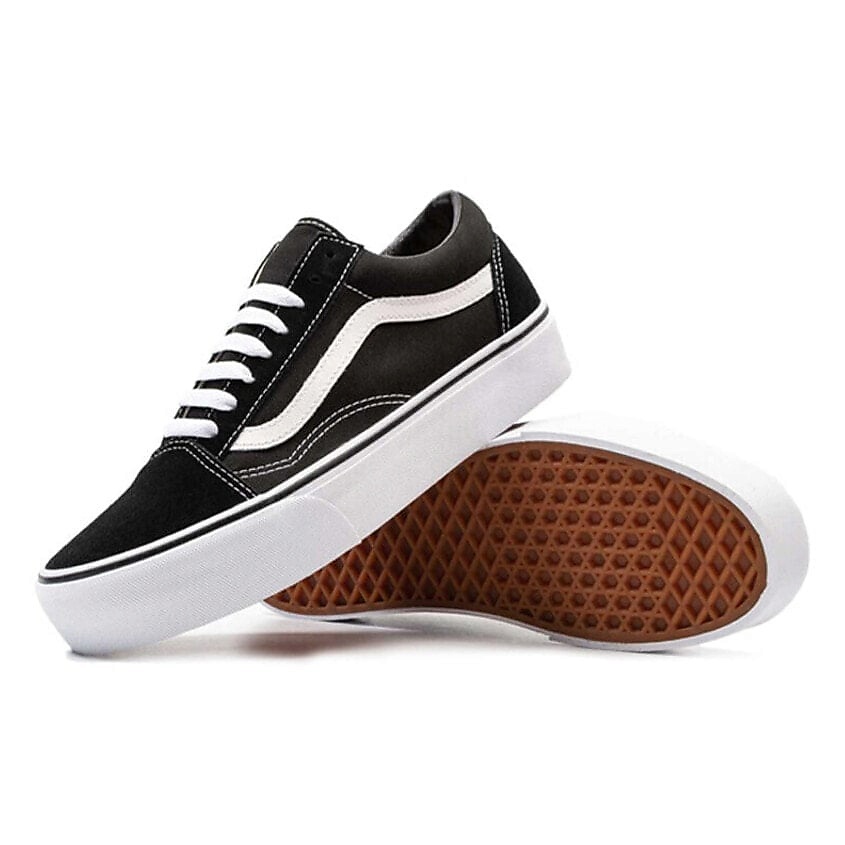 VANS Кроссовки Old Skool Platform Black White – фото 9