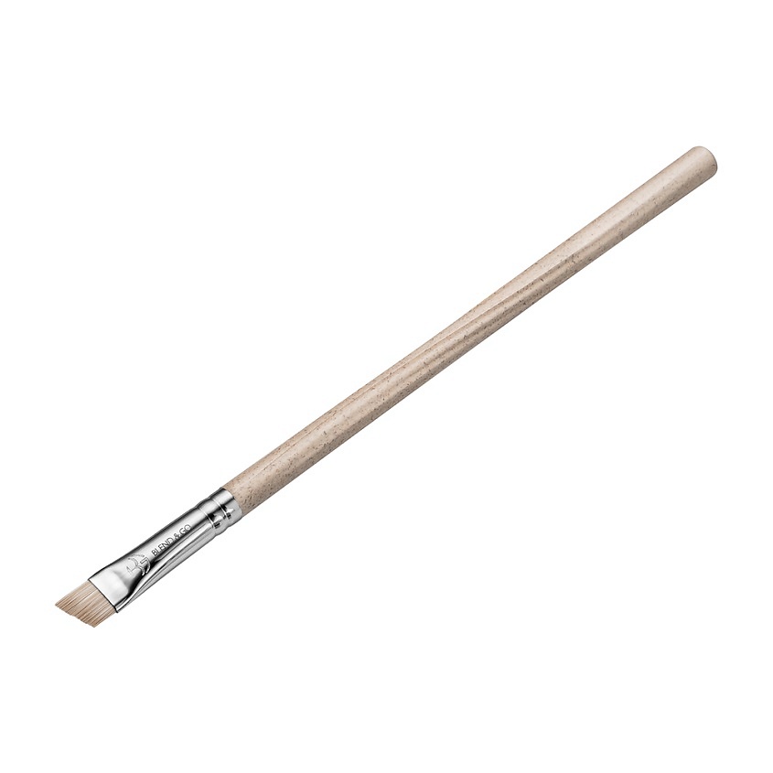 EIGSHOW Vegan bamboo brush Скошенная кисть для бровей E818b – фото 2