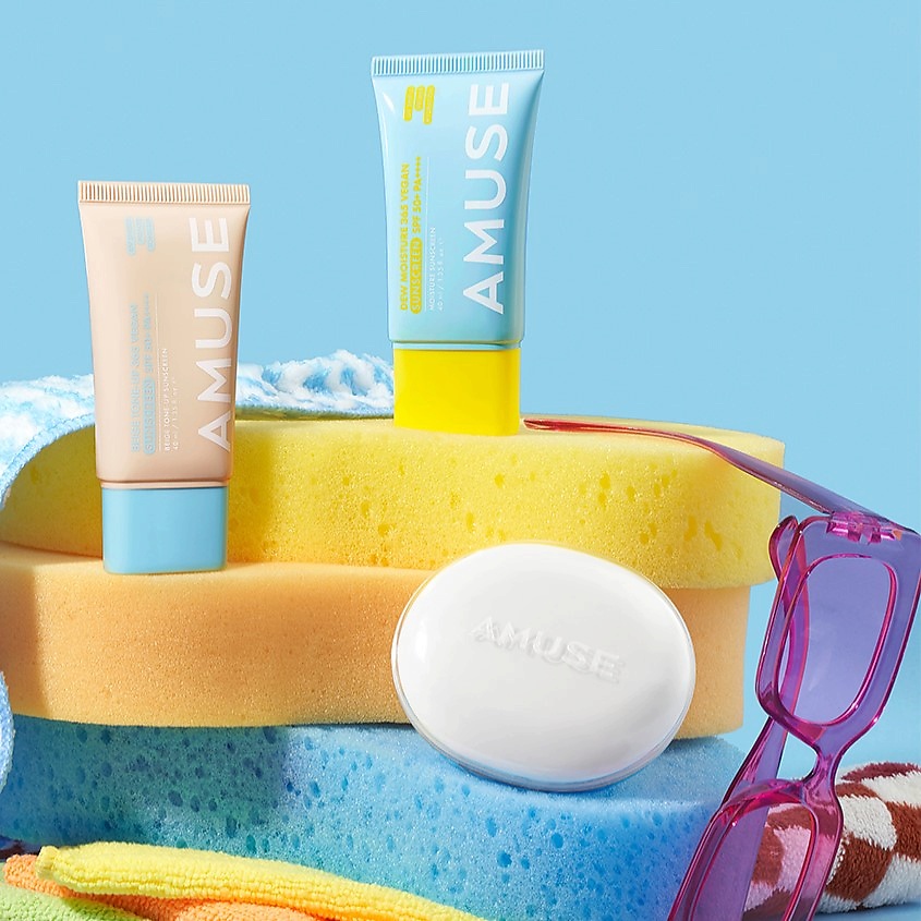 AMUSE Крем для лица солнцезащитный увлажняющий SPF 50+ PA++++ Dew Moisture 365 Vegan Sunscreen – фото 3