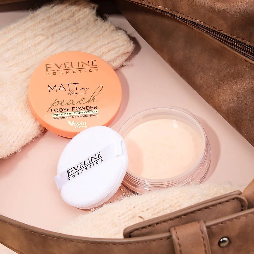 EVELINE Пудра рассыпчатая для лица Matt My Day Loose Powder – фото 3