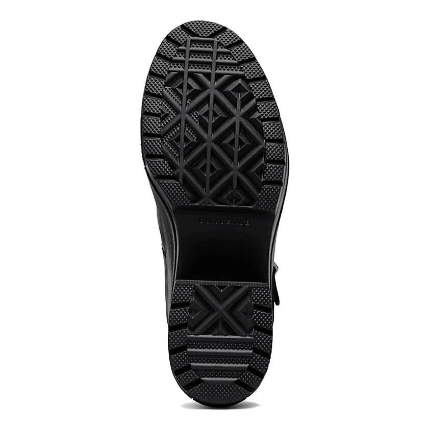 CONVERSE Кроссовки Chuck 70 De Luxe Heel Leather High Buckle Triple Black Womens – фото 4