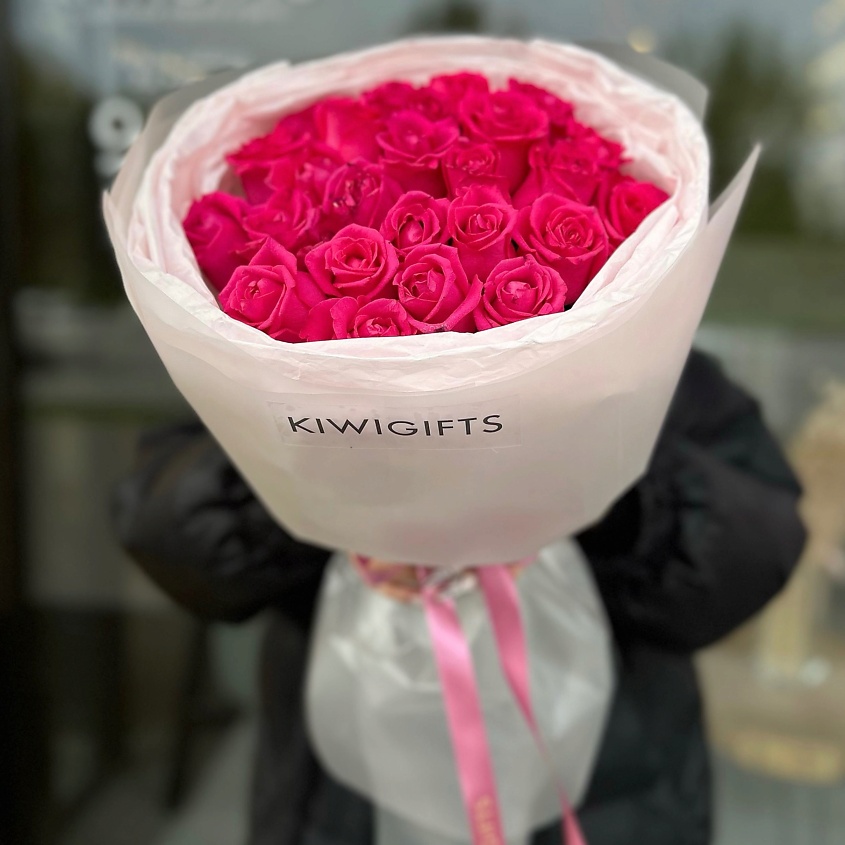 KIWIGIFTS Букет цветов живые из роз – фото 4