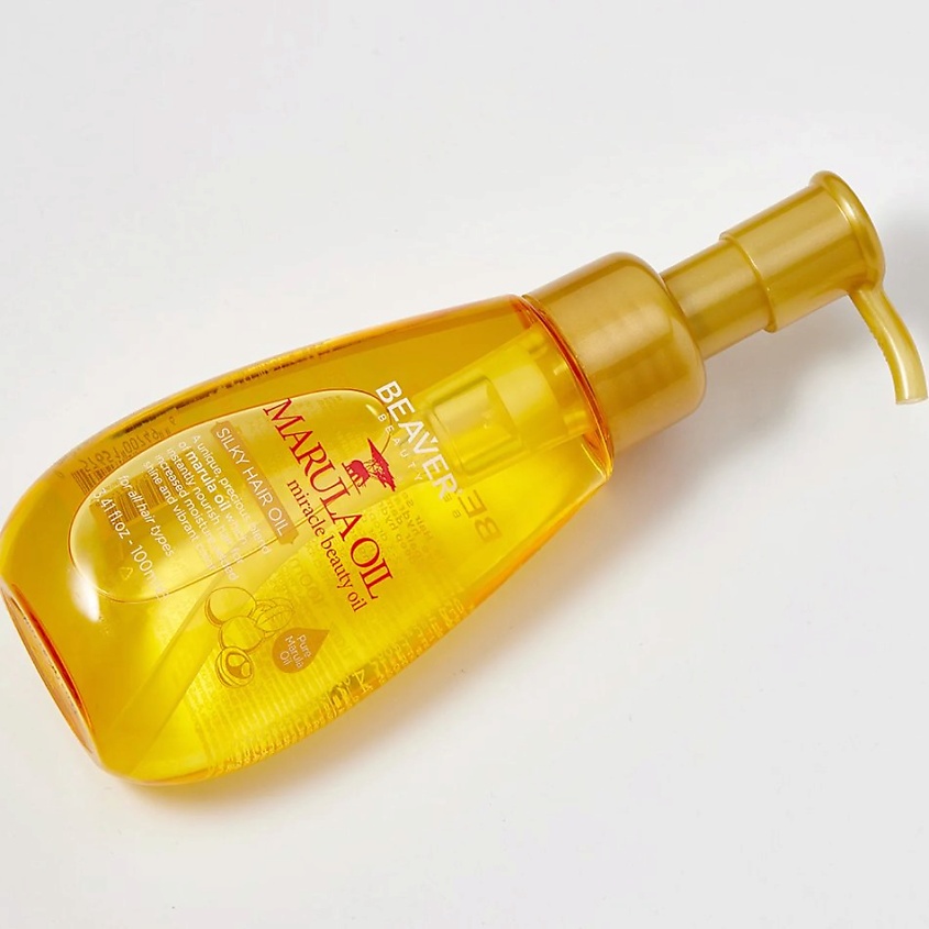 BEAVER Восстанавливающая сыворотка Marula oil silky для сухих, поврежденных, непослушных волос – фото 3