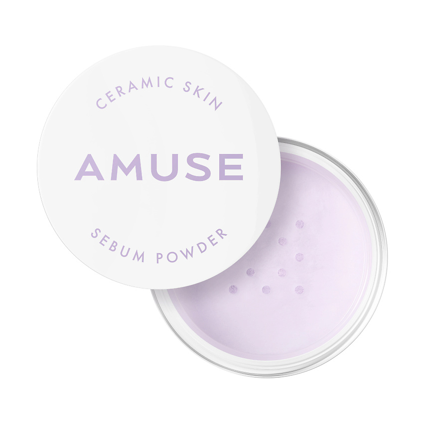 AMUSE Пудра для лица рассыпчатая Ceramic Skin Sebum Powder – фото 5