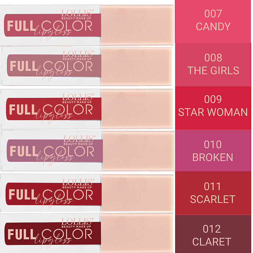 LOLLIS Блеск для губ Full Color Lip Gloss – фото 4