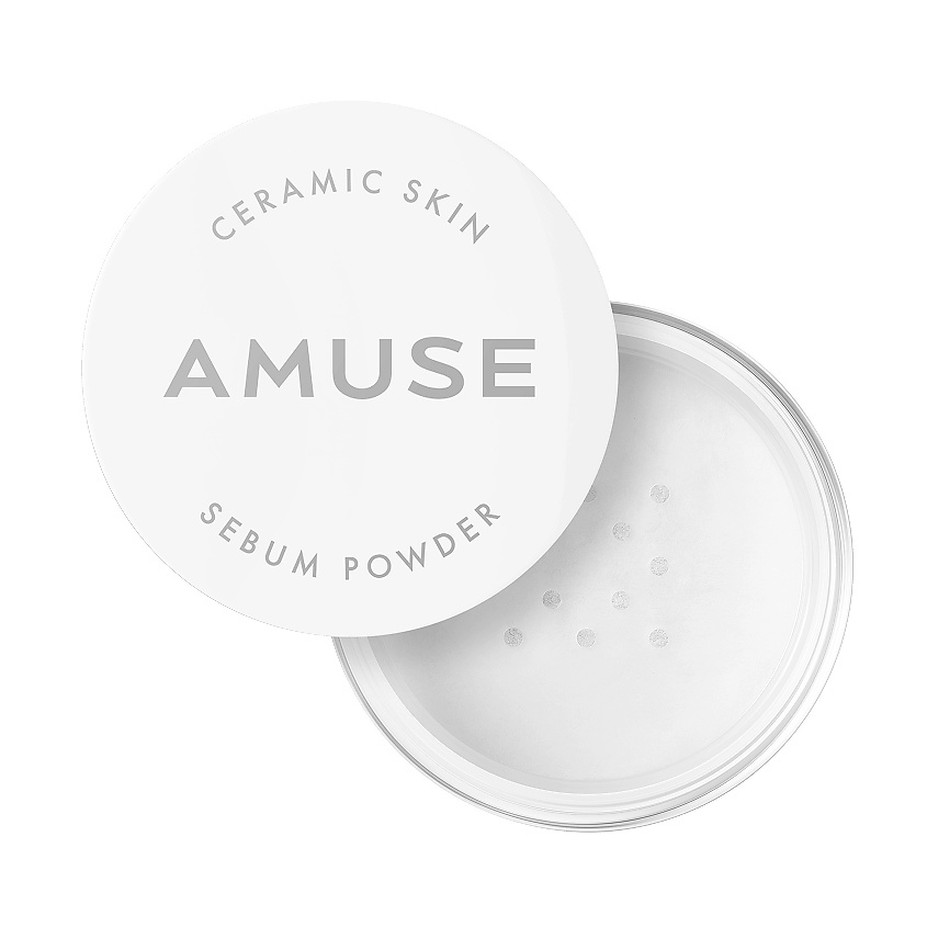 AMUSE Пудра для лица рассыпчатая Ceramic Skin Sebum Powder – фото 5