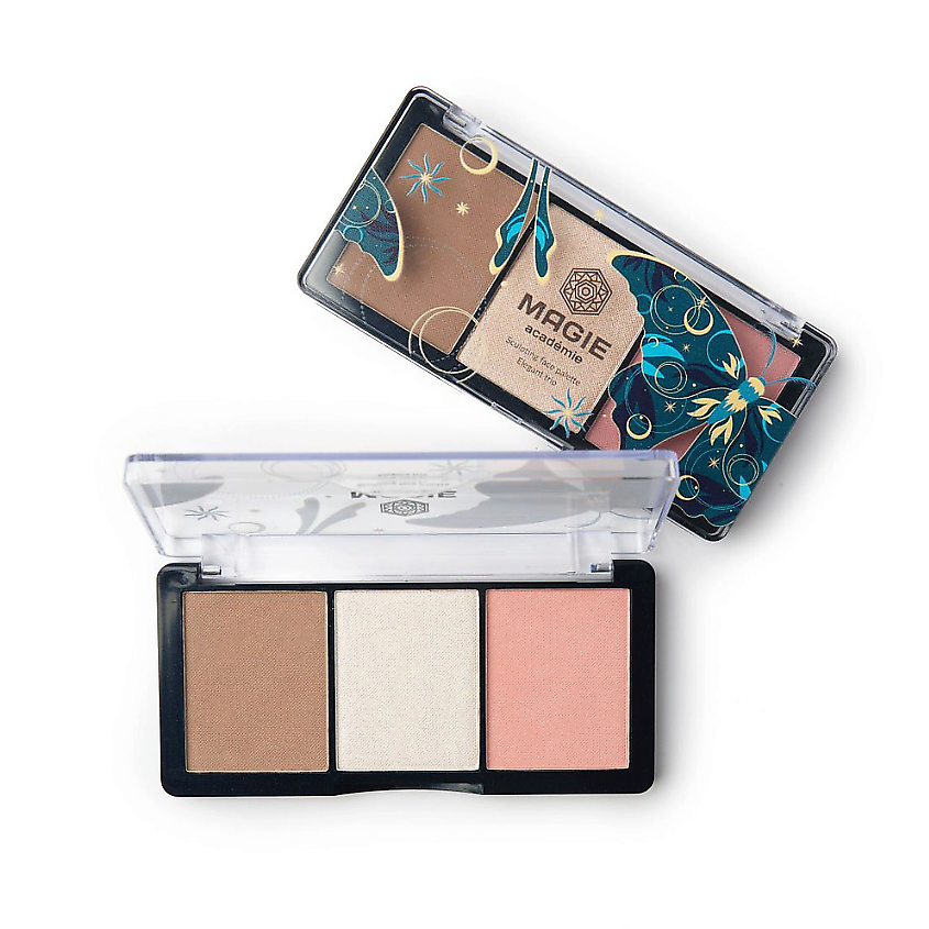 MAGIE ACADEMIE Палетка для скульптурирования лица Elegant trio – фото 12