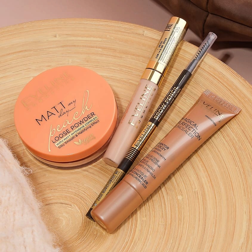 EVELINE Пудра рассыпчатая для лица Matt My Day Loose Powder – фото 4