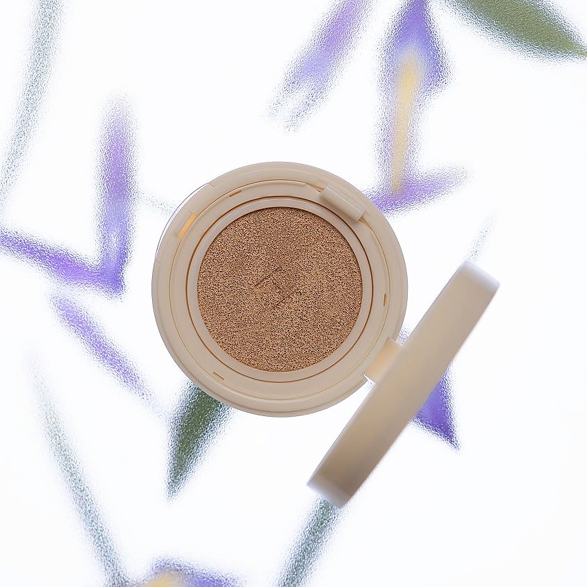 HINCE Кушон для лица с эффектом сияния Second Skin Glow Cushion SPF50+ PA++++ – фото 4