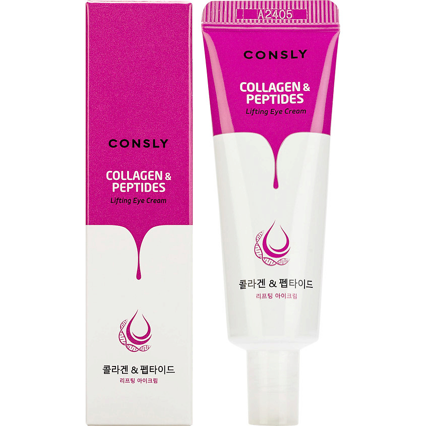 CONSLY Лифтинг-крем для век с пептидами и коллагеном Collagen & Peptides Lifting Eye Cream – фото 1