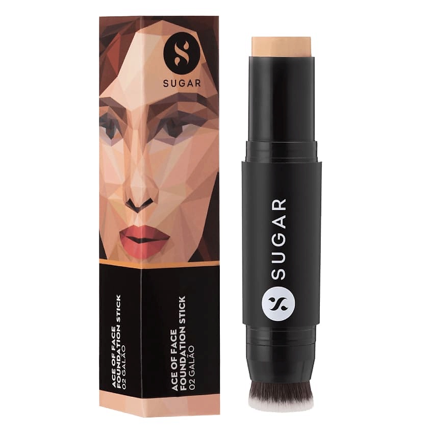 SUGAR Тональная основа-стик для лица Ace Of Face, 02 Галлон 12 г – фото 1
