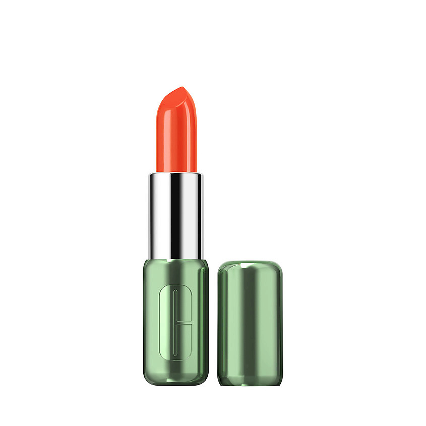 CLINIQUE Помада для губ Pop Longwear Lipstick, Flame pop, 3,9 г – фото 2