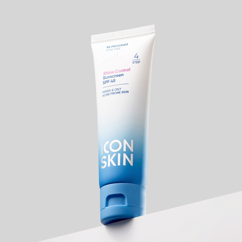 ICON SKIN Солнцезащитный крем SPF 45 Shine Control / Shine Control Sunscreen SPF 45 – фото 2