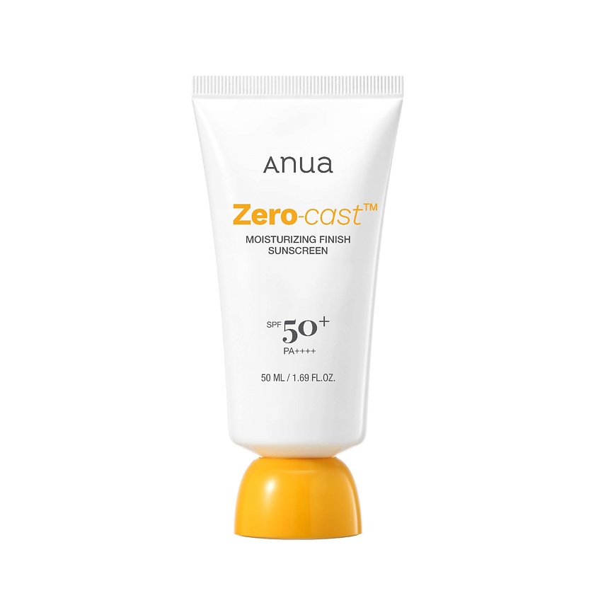 ANUA Солнцезащитный увлажняющий крем с гиалуроновой кислотой ZERO-CAST MOISTURIZING FINISH SUNSCREEN – фото 1