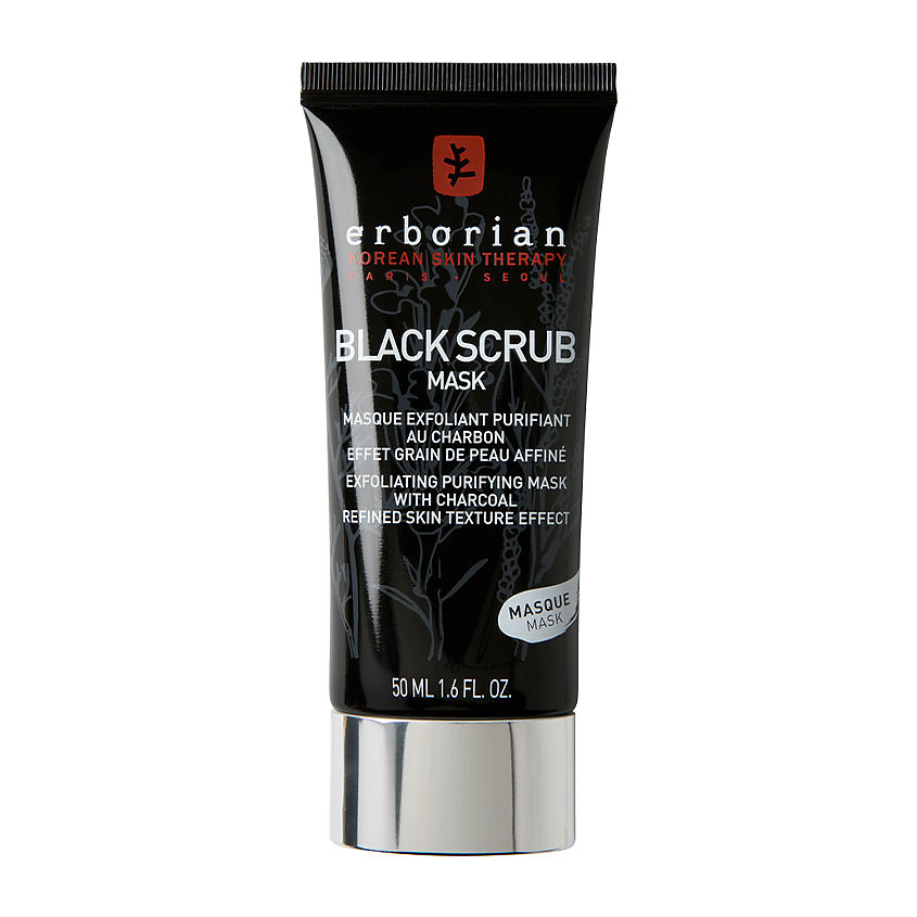 ERBORIAN Скраб для лица черный Black Scrub Mask – фото 2