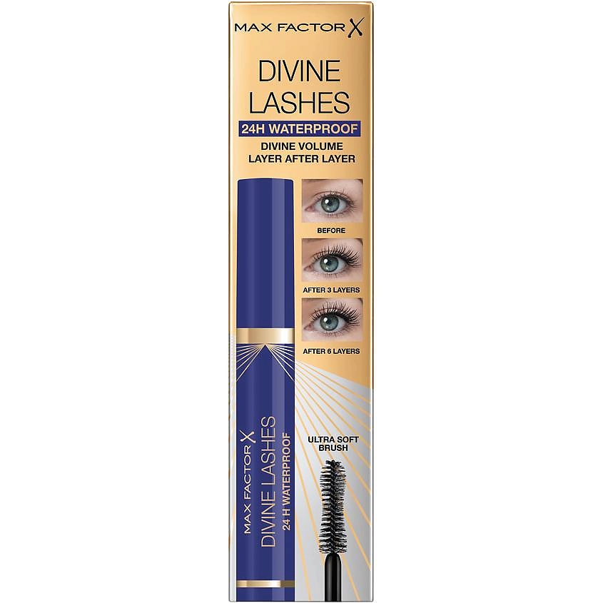 MAX FACTOR Водостойкая тушь для ресниц Divine Lashes 24H & Waterproof – фото 1