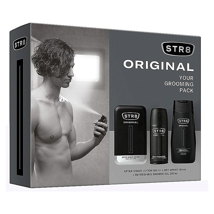 STR8 Набор Original: Лосьон после бритья + Гель для душа + Дезодорант – фото 1