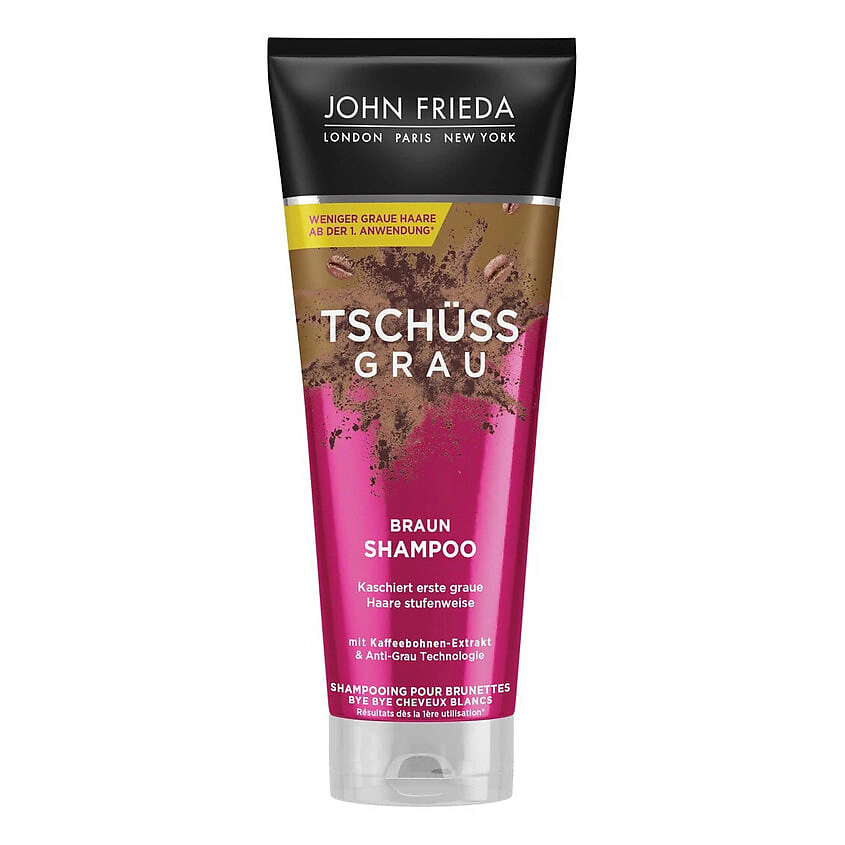 JOHN FRIEDA Шампунь для брюнеток Brown Shampoo  Bye-bye grey – фото 1