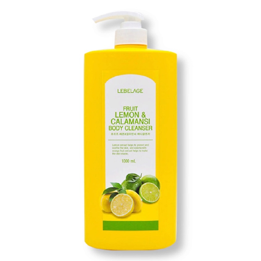 LEBELAGE Гель для душа с лимоном и каламанси FRUIT LEMON & CALAMANSI BODY – фото 2