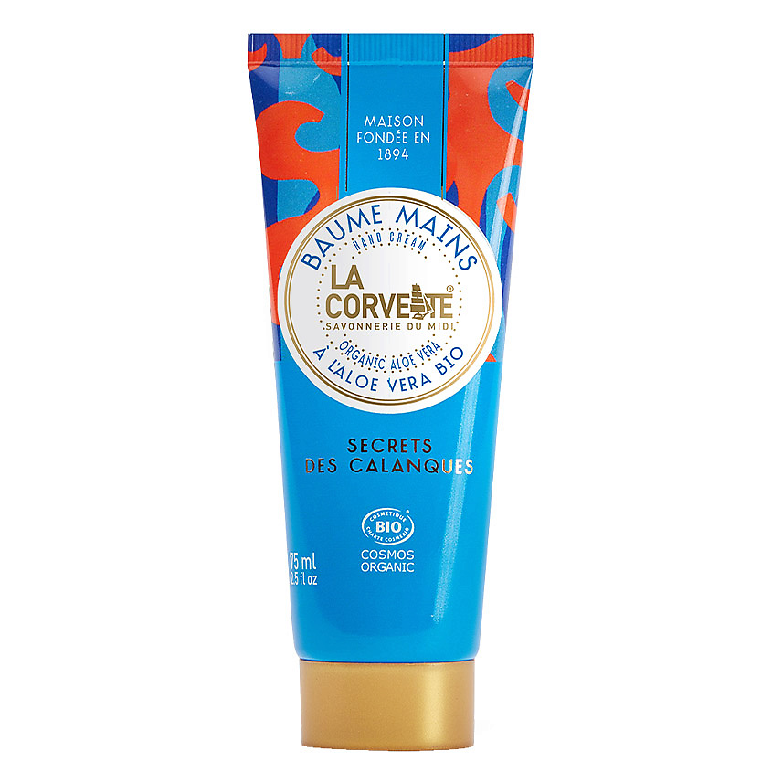 LA CORVETTE Крем для рук органический Секреты Каланок Organic Aloe Vera Hand Cream – фото 1