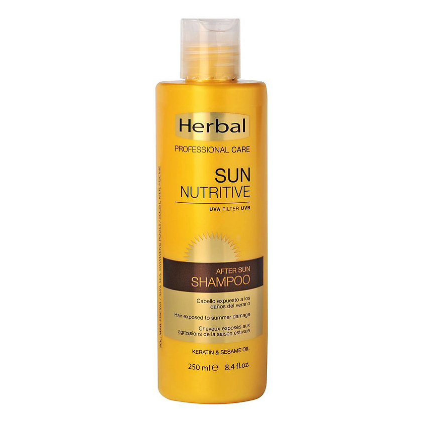 HERBAL Шампунь восстановление после солнца Professional Care Sun Nutritive Shampoo – фото 2
