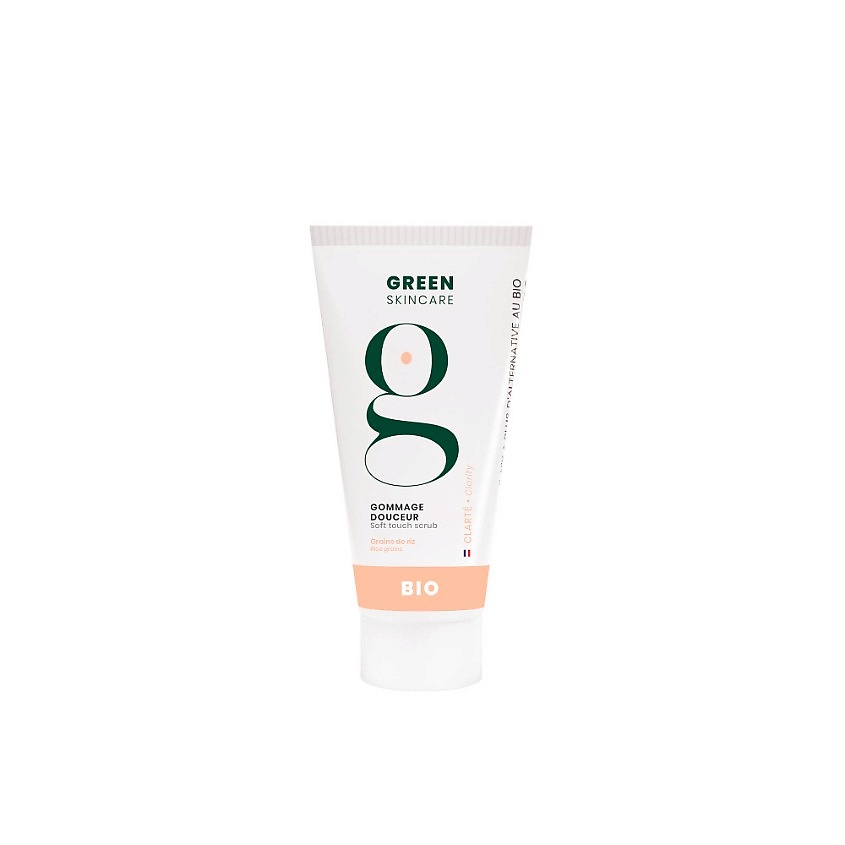 GREEN SKINCARE Мягкий скраб для деликатной эксфолиации с гранулами жожоба и миндальным маслом Clarity – фото 1