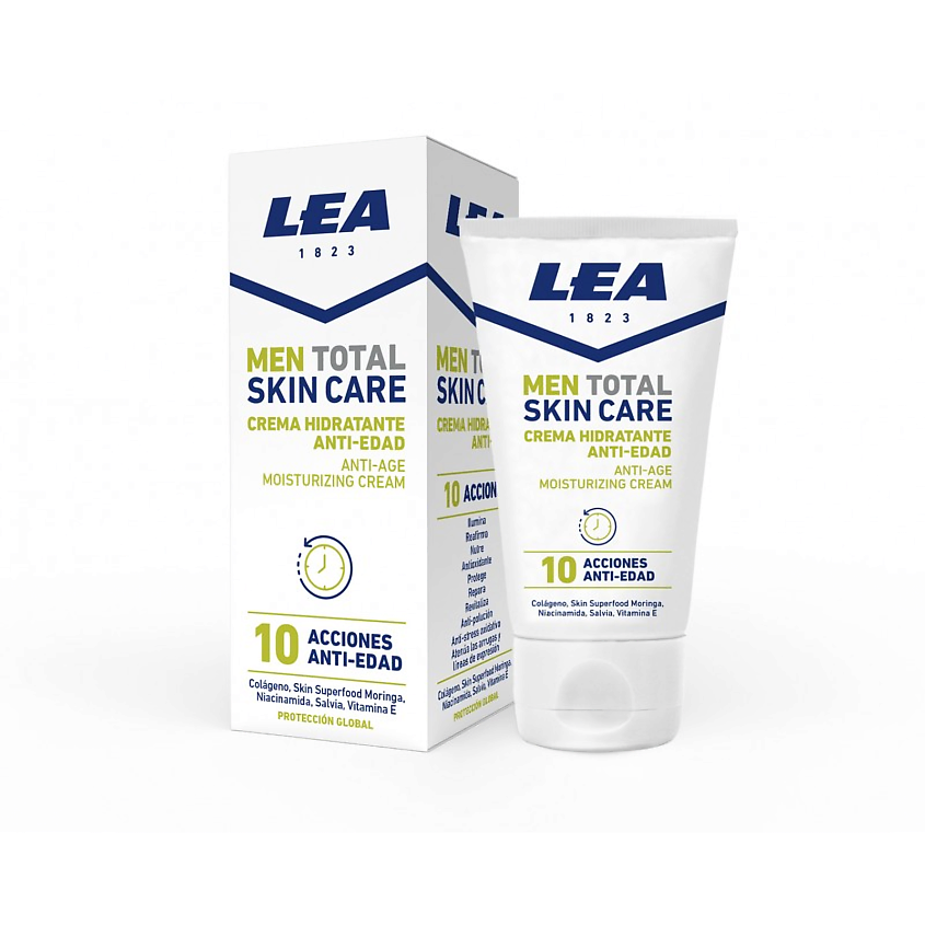 LEA Крем для лица антивозрастной увлажняющий MEN TOTAL SKIN CARE – фото 2
