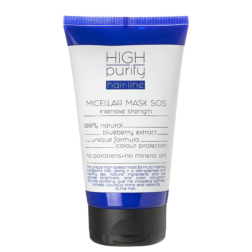 HIGH PURITY Мицеллярная SOS маска для волос Интенсивное укрепление Hair Line Micellar Mask SOS – фото 1