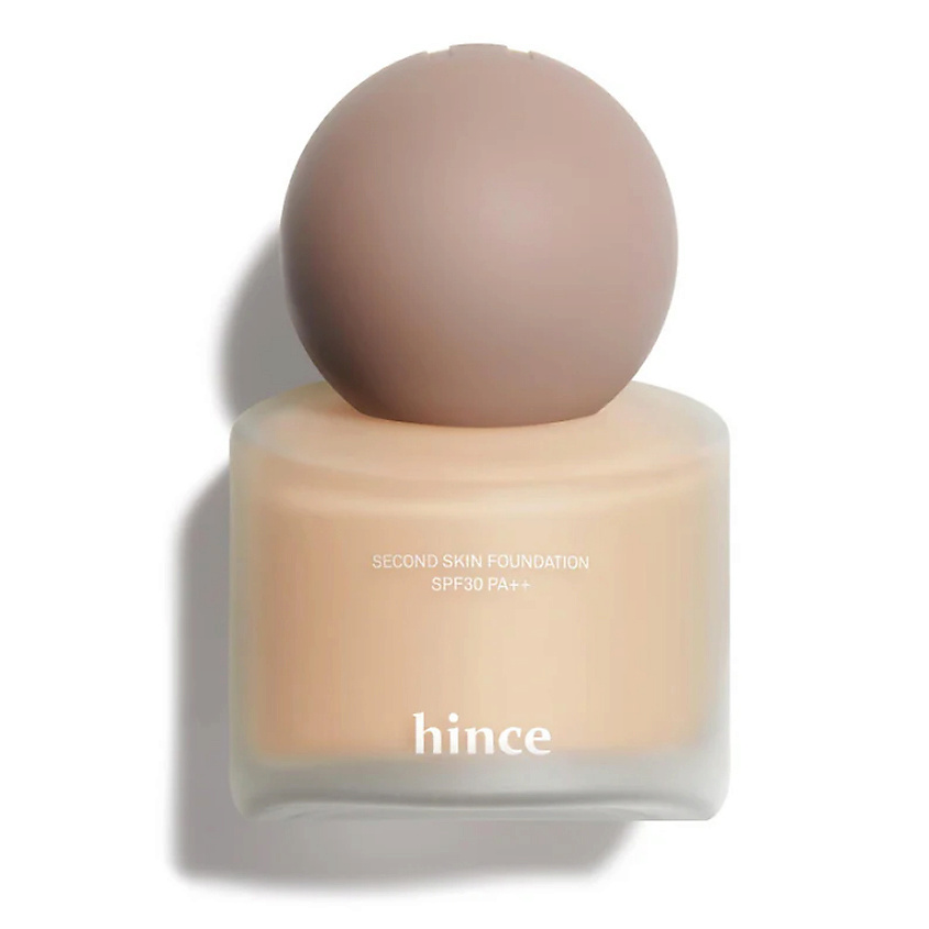 HINCE Тональная основа для лица Second Skin Foundation SPF30 PA++ – фото 1