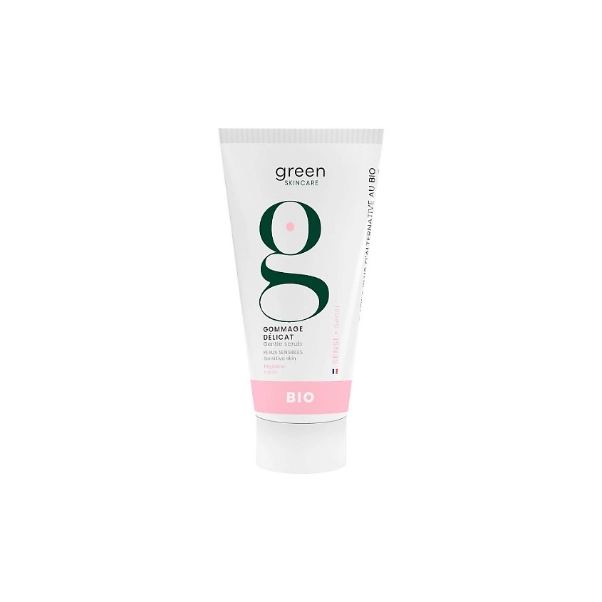 GREEN SKINCARE Мягкий скраб для чувствительной кожи с папаином Sensi – фото 1