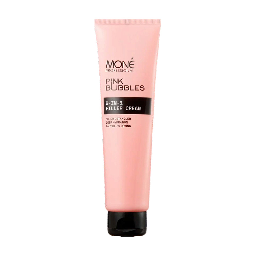 MONE PROFESSIONAL Увлажняющий крем-филлер для волос Pink Bubbles 6-in-1 Filler Cream – фото 1