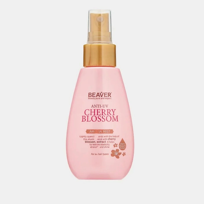 BEAVER Увлажняющий спрей для волос Cherry Blossom AROMA MIST с экстрактом цветка Вишни – фото 1
