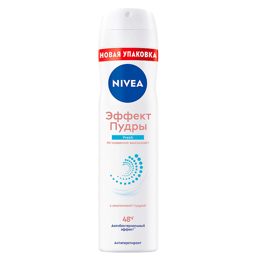 NIVEA Дезодорант-антиперспирант спрей "Эффект Пудры" Fresh – фото 1