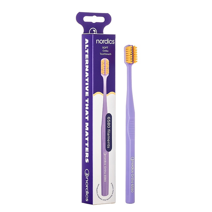 NORDICS Зубная щетка Soft Ortho Toothbrush 6580 – фото 2