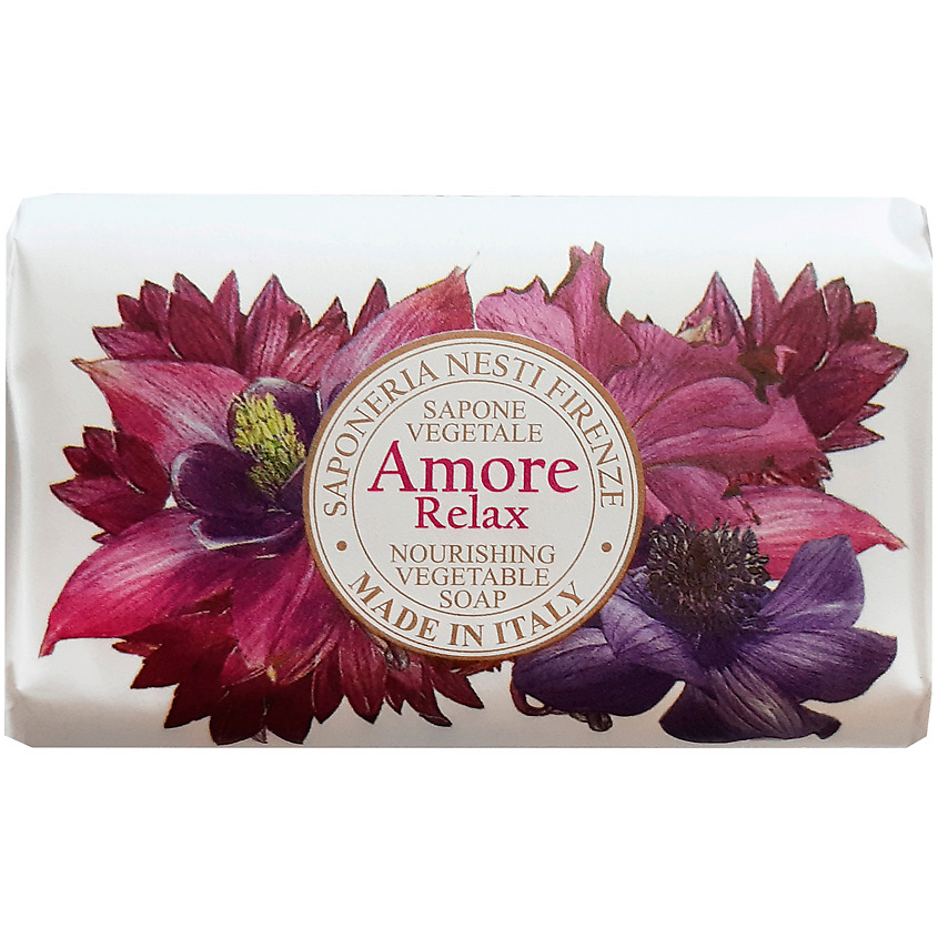 NESTI DANTE Мыло Релакс Amore Relax Nourishing Vegetable Soap – фото 1