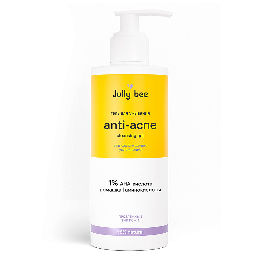 JULLY BEE Гель для умывания для проблемного типа кожи лица Anti-acne Cleansing Gel – фото 2
