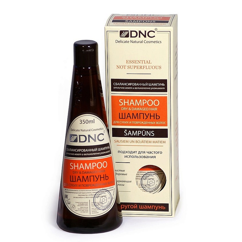 DNC Шампунь для сухих и поврежденных волос без SLS Shampoo Dry & Damaged Hair – фото 1