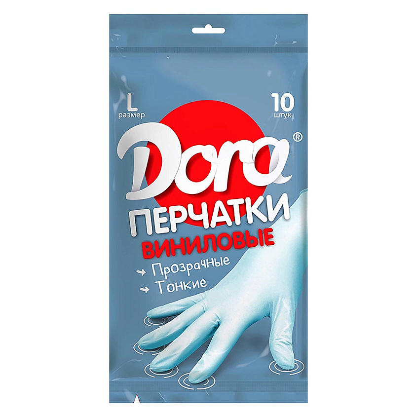 DORA Перчатки виниловые универсальные – фото 1