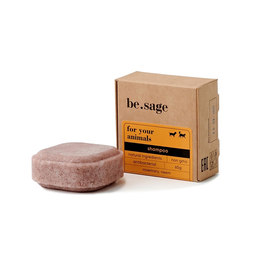 BE.SAGE Твердый шампунь для животных – фото 1