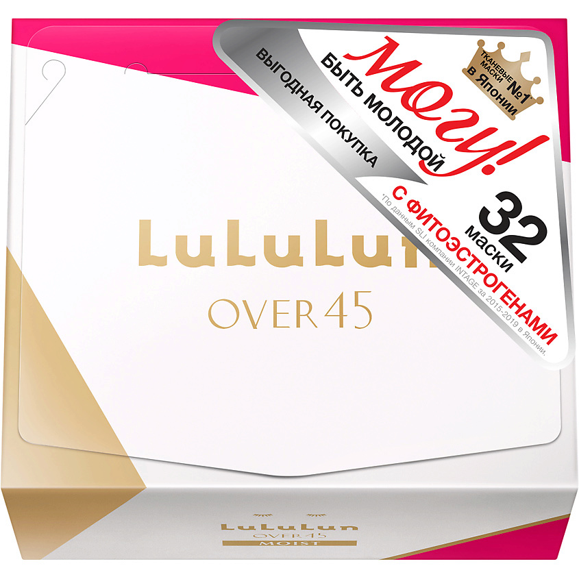 LULULUN Маска упругость и увлажнение зрелой кожи Over 45 Pink Camellia – фото 1