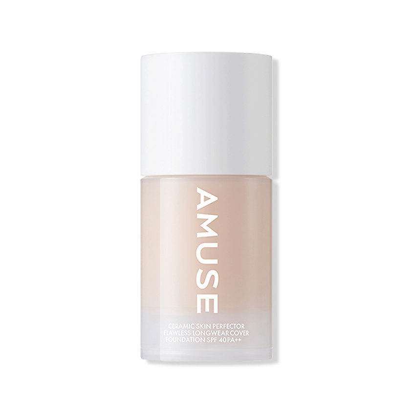 AMUSE Тональная основа для лица с плотным и стойким покрытием Ceramic Skin Perfector Foundation – фото 1