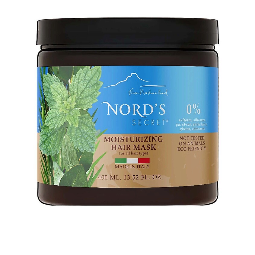 NORD'S SECRET Маска для интенсивного увлажнения волос "Мелисса и масло чайного дерева" Moisturizing Hair Mask – фото 2
