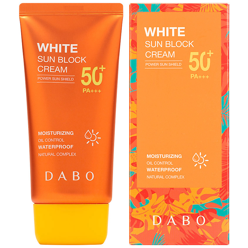 DABO Крем для лица солнцезащитный водостойкий SPF 50+ PA+++ White Sun Block Cream – фото 1