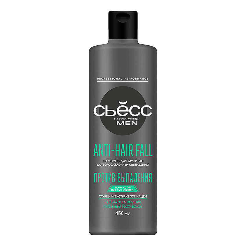 СЬЁСС Шампунь для волос мужской, для волос склонных к выпадению Anti-Hair-Fall – фото 1