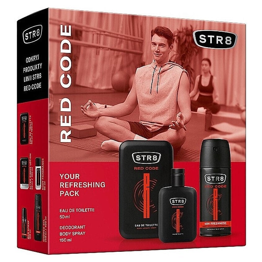 STR8 Набор Red Code: Туалетная вода + Дезодорант – фото 1