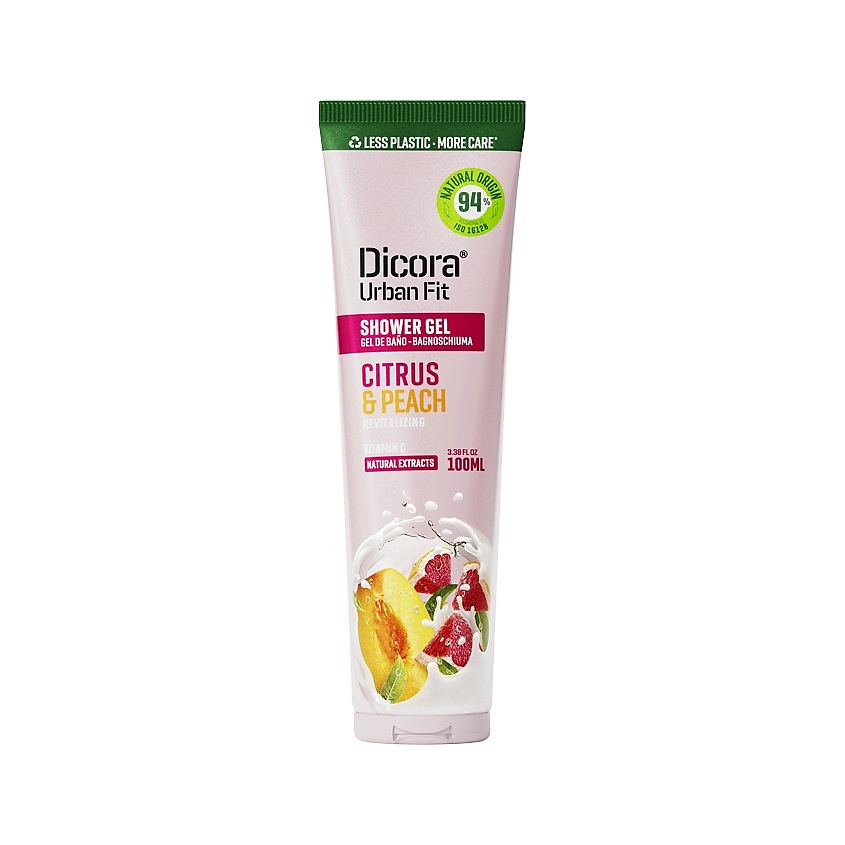 DICORA URBAN FIT Гель для душа Цитрусы и персик – фото 2