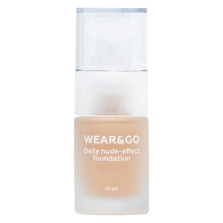 ЛЭТУАЛЬ Легкий тональный крем естественный эффект WEAR&GO Daily nude-effect foundation, № 803, 15 мл – фото 2