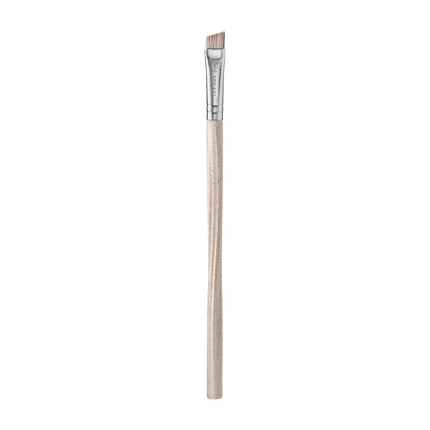 EIGSHOW Vegan bamboo brush Скошенная кисть для бровей E818b – фото 1