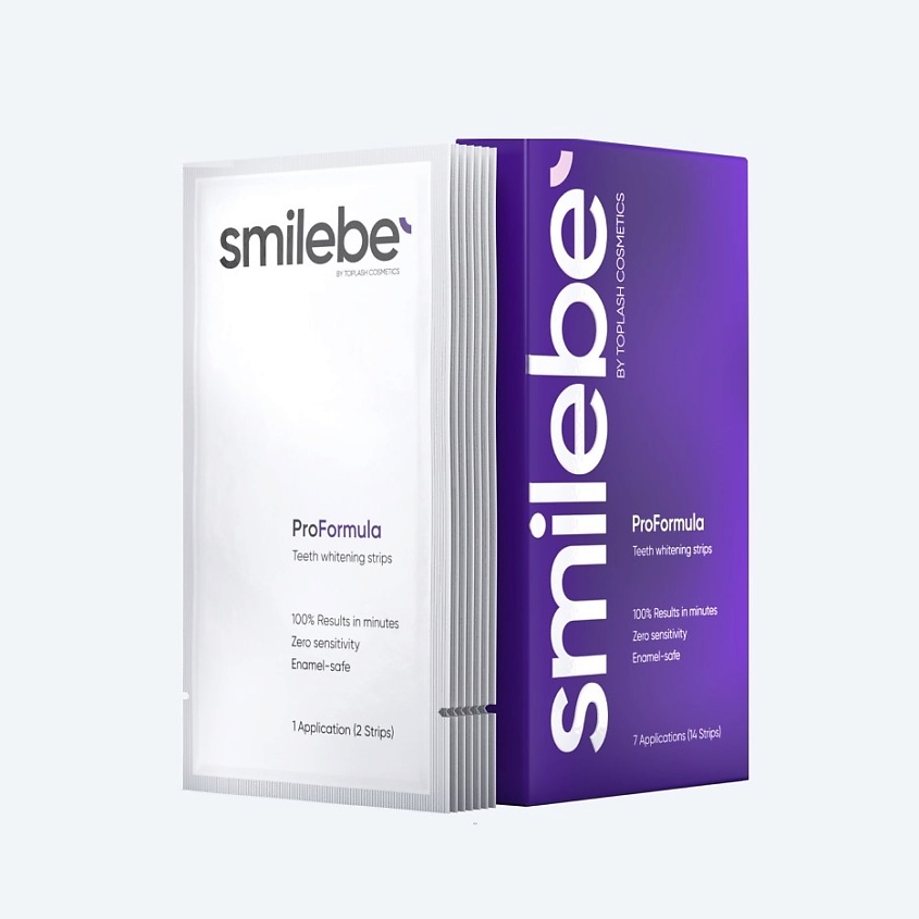 SMILEBE BY TOPLASH Отбеливающие полоски для зубов ProFormula – фото 1